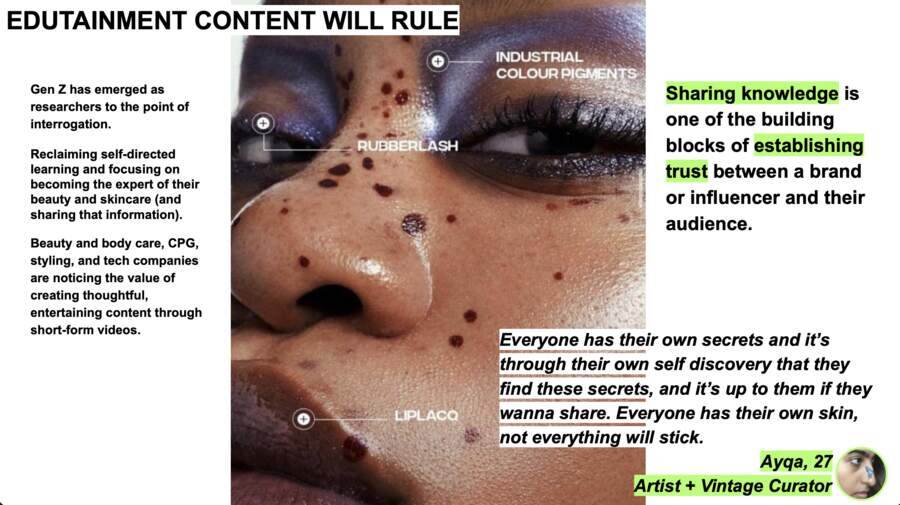 Edutainment content will rule.