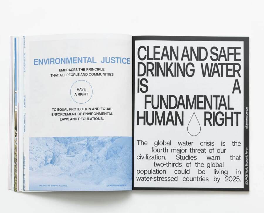 Environmental justice: clean and safe drinking water.