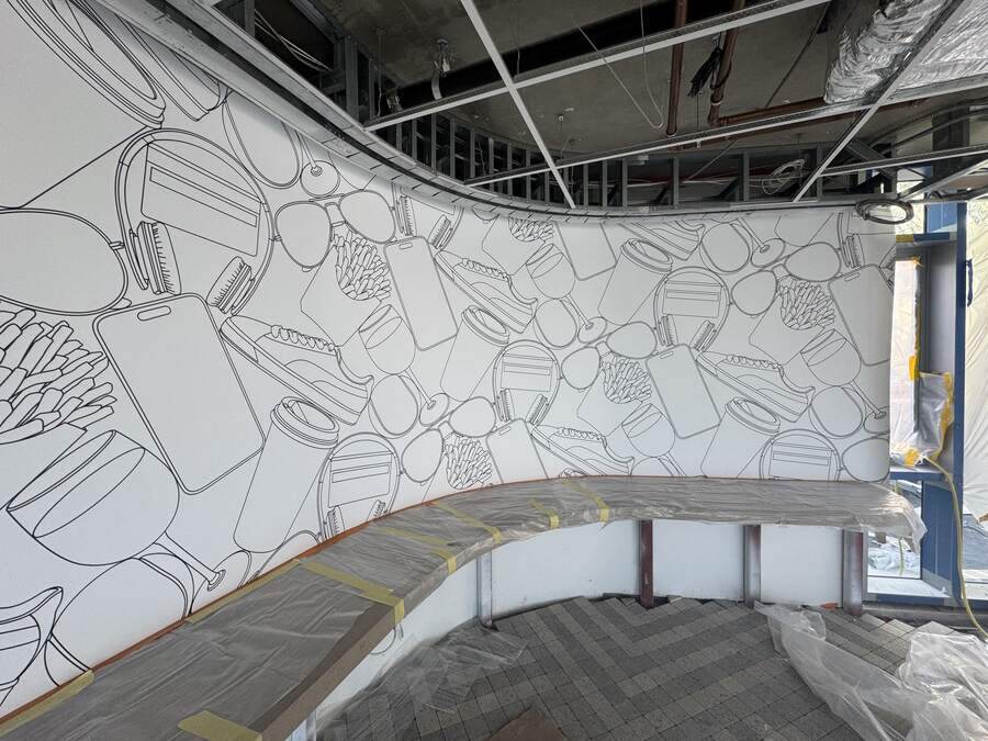 Ceiling study.