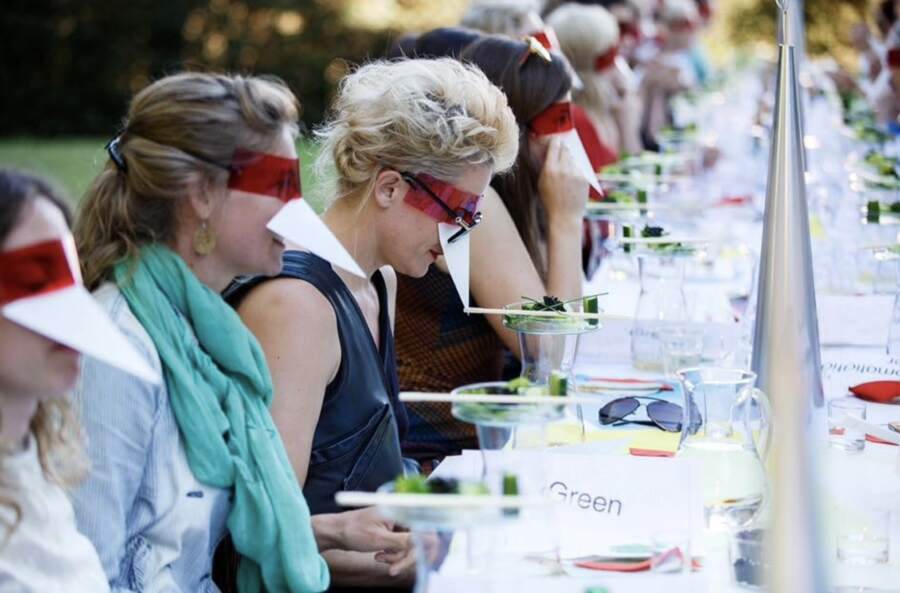 Synesthesia dinner, where wellness and ecology overlap.